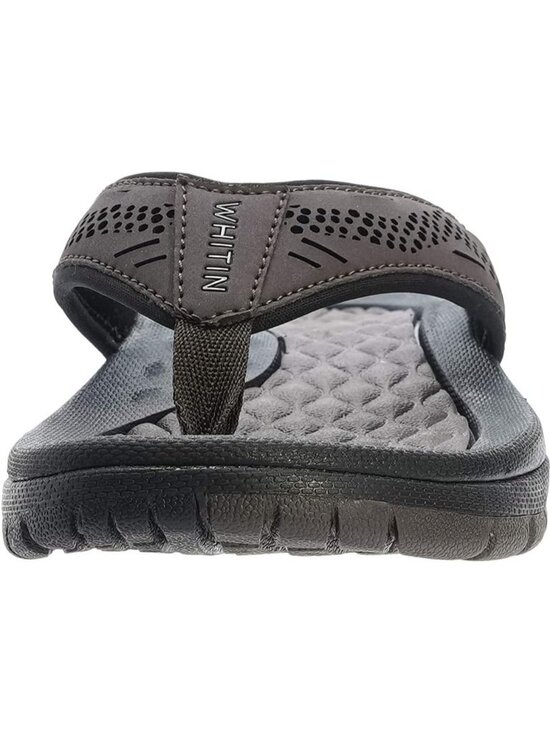 Men\'s Brown Flip Flops | Outdoor Thong Sandals Arch Support Slip Resistant